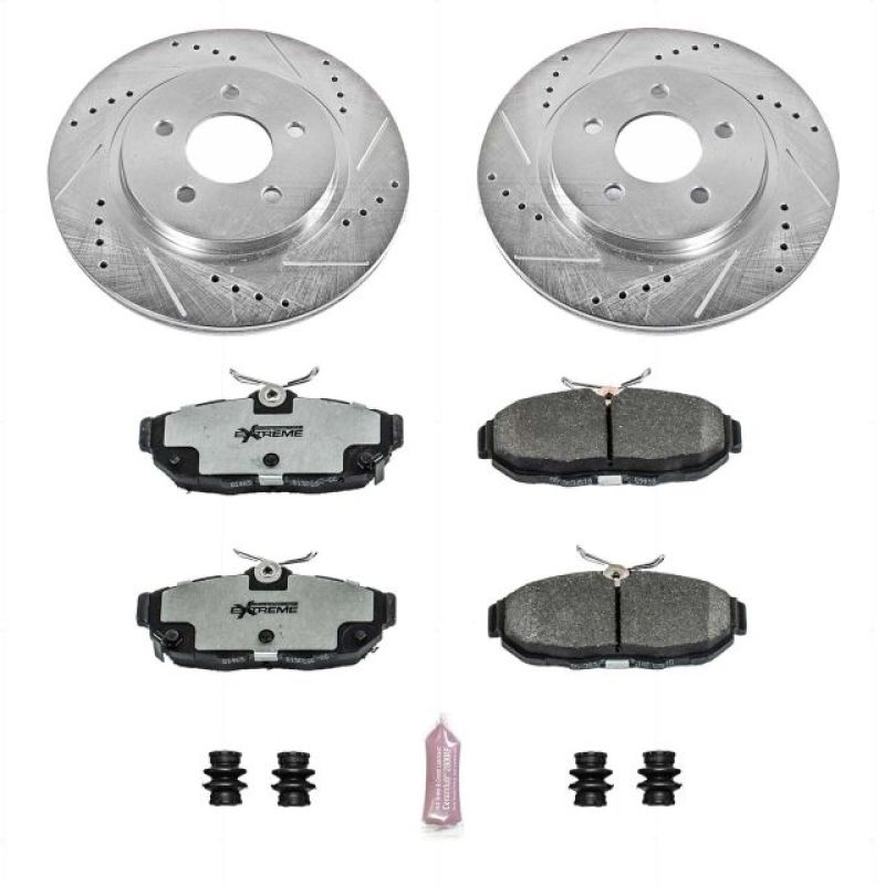 Power Stop 11-14 Ford Mustang Rear Z26 Street Warrior Brake Kit - K4749-26