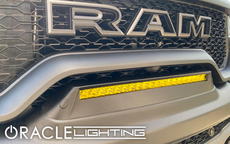 ORACLE Lighting 19-22 RAM Rebel/TRX Front Bumper Flush LED Light Bar System - Yellow SEE WARRANTY - 5885-006