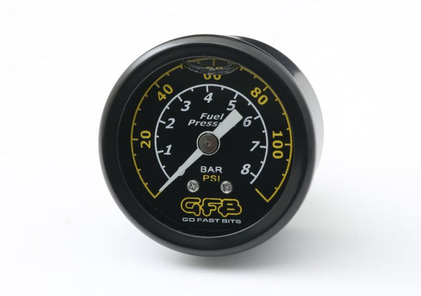 GFB Fuel Pressure Gauge (Suits 8050/8060) 40mm 1-1/2in 1/8MPT Thread 0-120PSI - 5730 by Go Fast Bits - front view