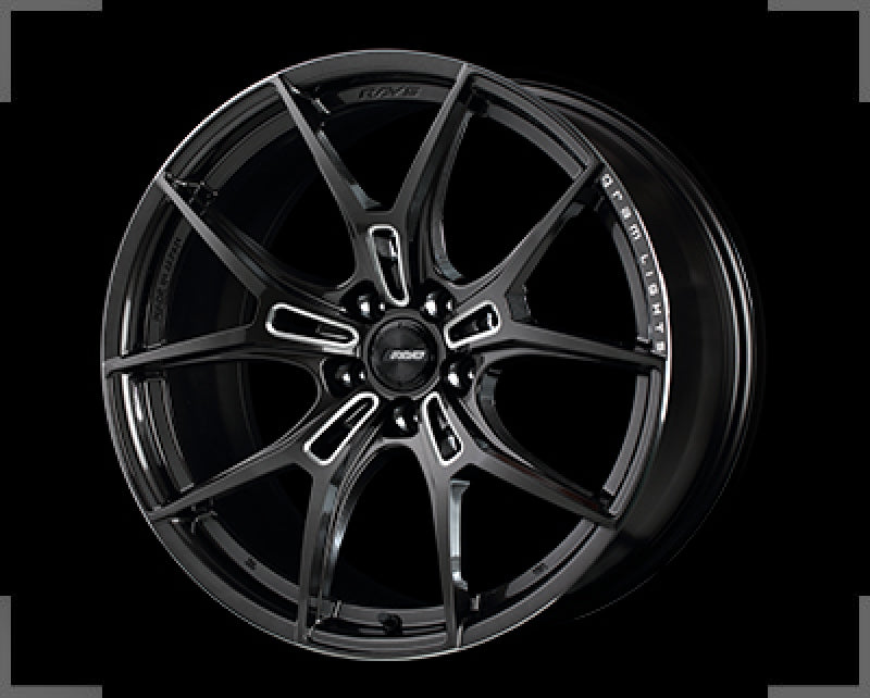 Gram Lights 57FXZ 20x10.5 +25 5-120 Super Dark Gunmetal &amp; Machining Rim Edge DC Wheel