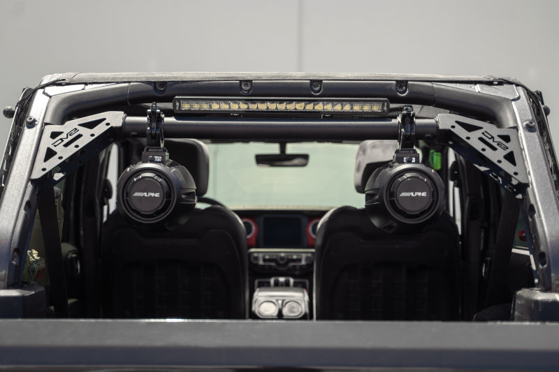 DV8 Offroad 18-23 Jeep Wrangler JL 4-Door Speaker/Light Bar Mount - SBJL-01