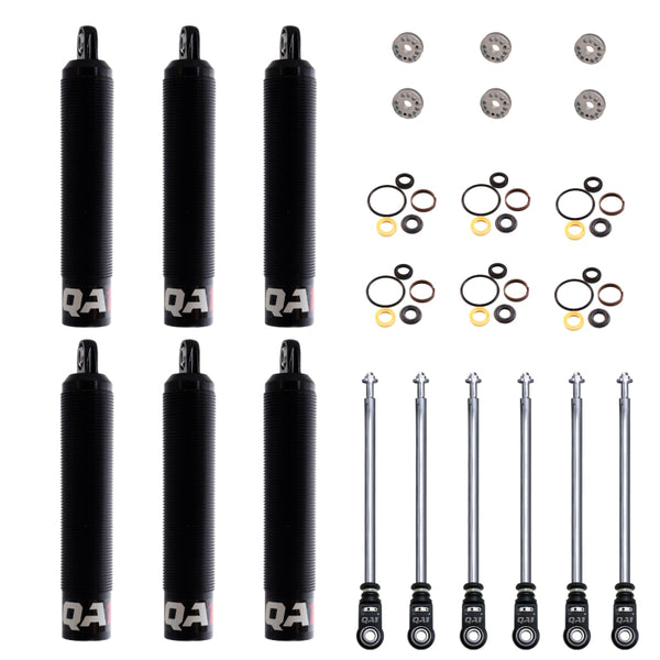 QA1 18.25 Eye-B/Eye-B V-None Dry Shock Large Aluminum Coilover 12.38 - 6 Pack - 6Q6R-DRY-6PK by QA1 - front view