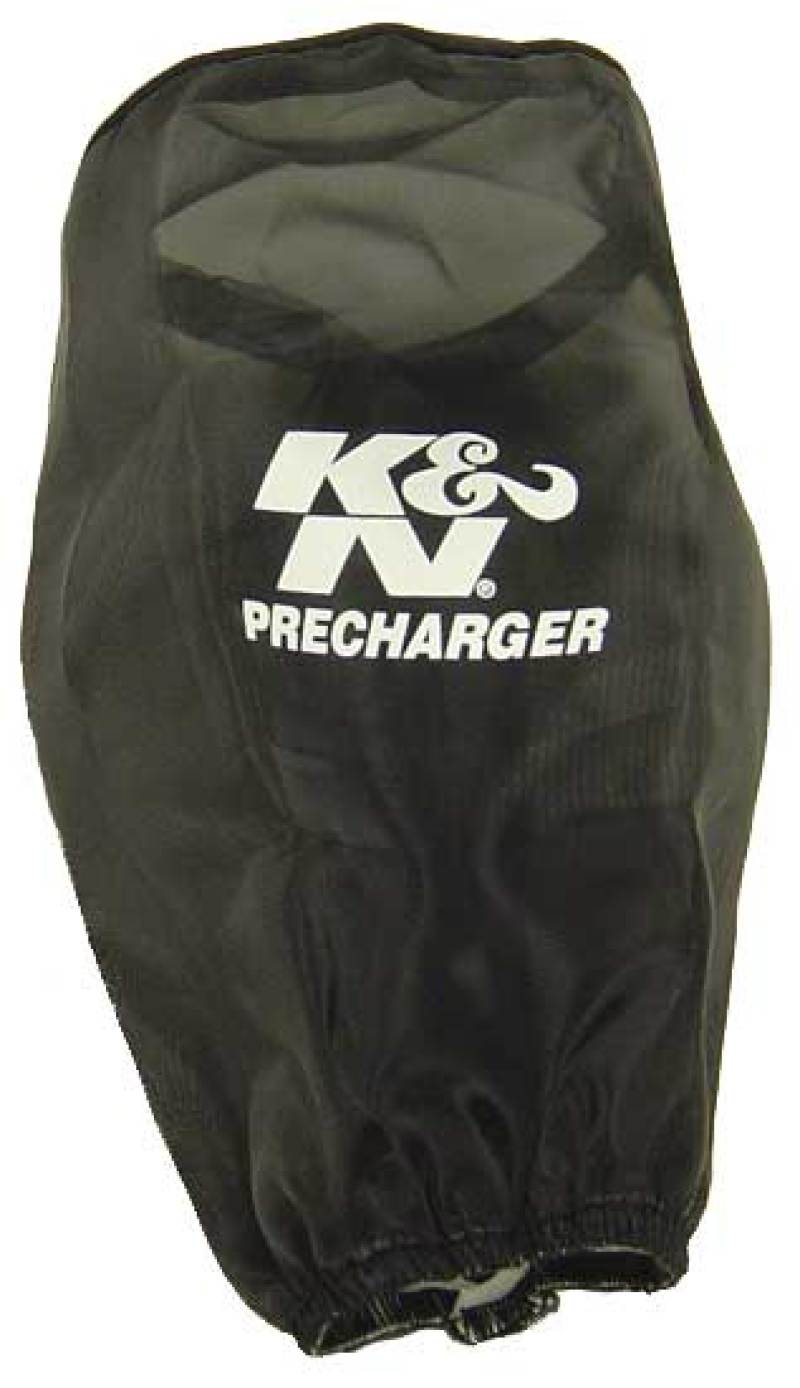 K&amp;N Precharger Air Filter Wrap Round Straight Black 3.625in ID x 9in H - YA-4350PK