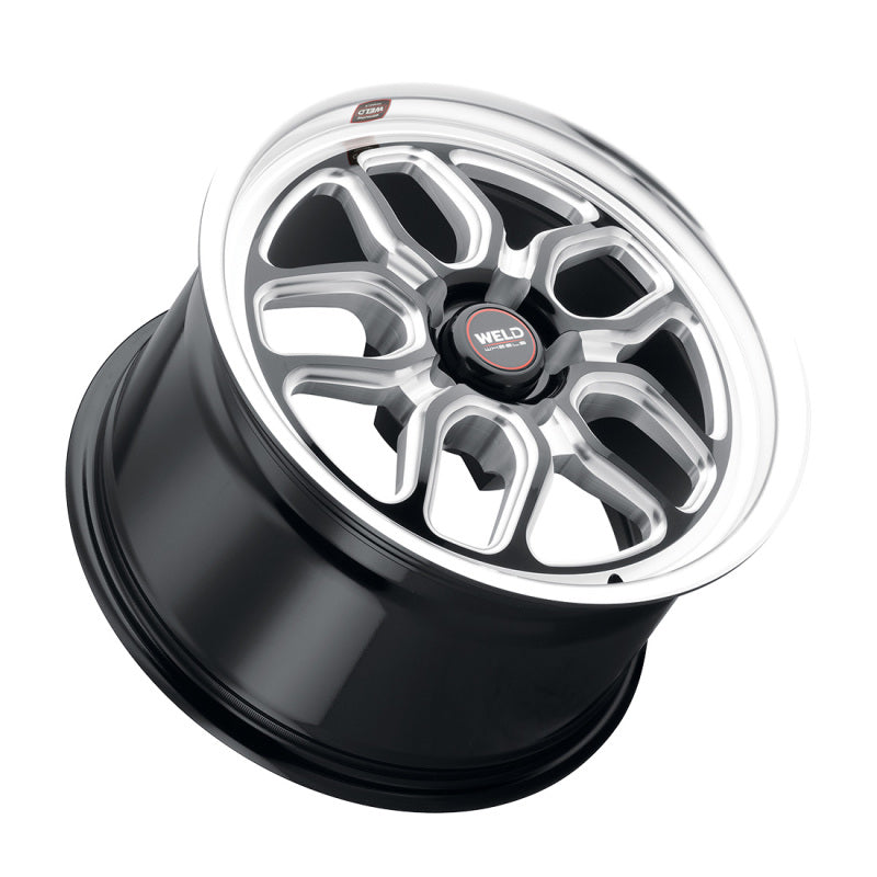 Weld S107 17X11 Laguna 5X127 ET-44 BS4.25 Gloss Black MIL Dia 78.1 - S10771173425
