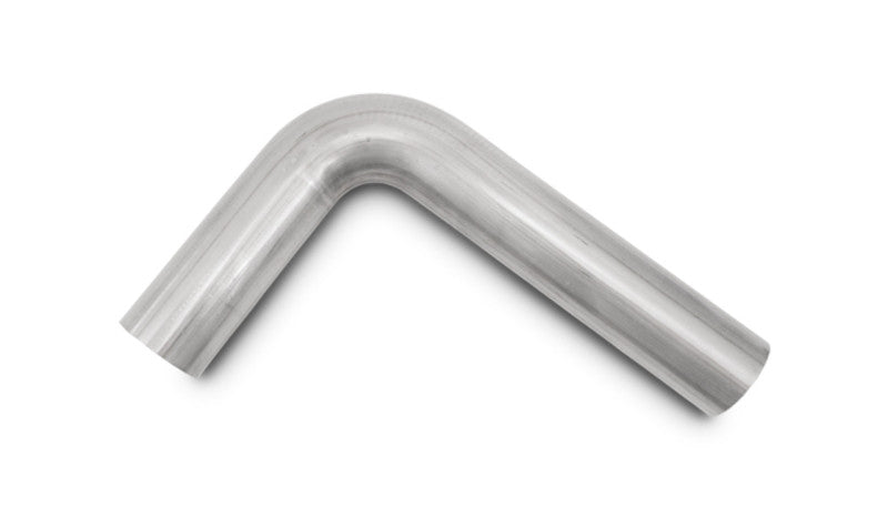 Vibrant 90 Degree Mandrel Bend 1.50in OD x 2in CLR 304 Stainless Steel Tubing - 18192 by Vibrant - angle view