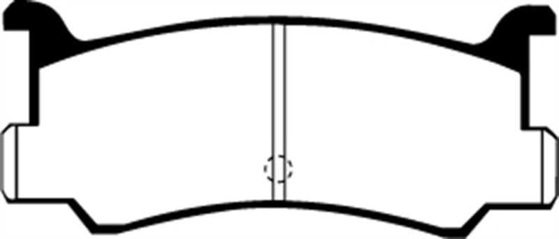EBC 92-95 Mazda MX3 1.6 Greenstuff Rear Brake Pads - DP2673