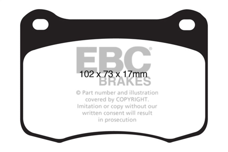 EBC 08+ Lexus IS-F 5.0 Bluestuff Rear Brake Pads - DP51820NDX