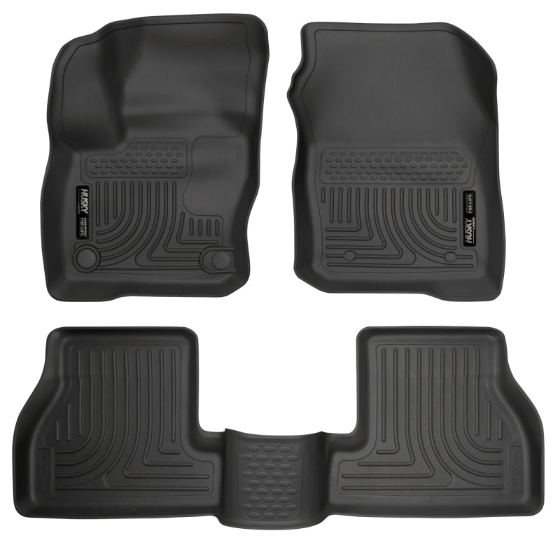 Husky Liners Weatherbeater 2016 Ford Focus RS Front &amp; 2nd Seat Floor Liners - Black - 99781