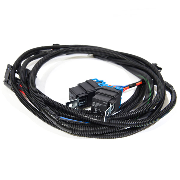 VMP '13-'14 GT500 Heat Exchanger Fans Harness (Dual Relay) - VMP-ENC005 by VMP - front view