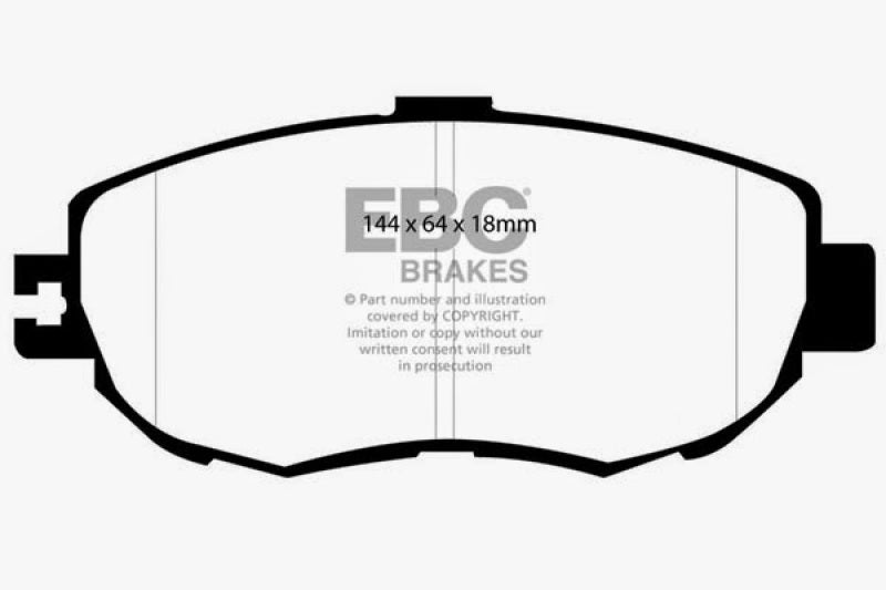 EBC 93-94 Lexus LS400 4.0 Ultimax2 Front Brake Pads - UD612