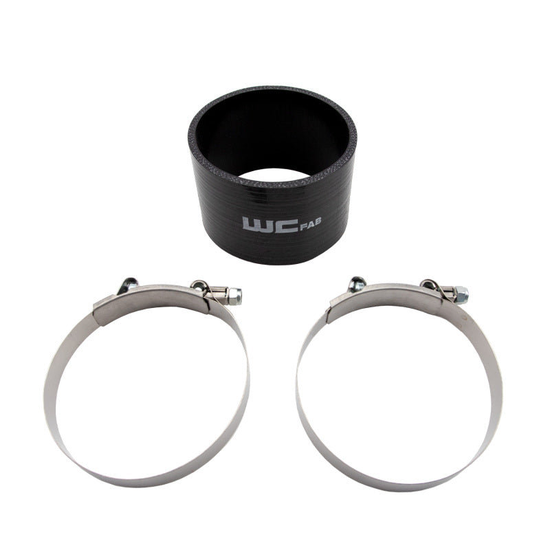 Wehrli 4in ID x 3in Long Silicone Boot & Clamp Kit - WCF207-102