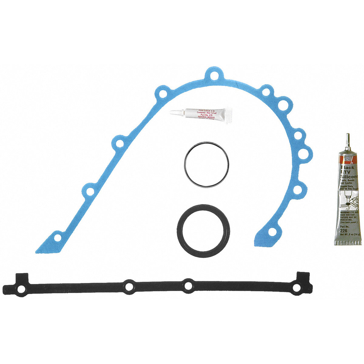 Fel-Pro Jeep Grand Cherokee TCS 45458 Engine Timing Cover Gasket Set - TCS45458 - front view