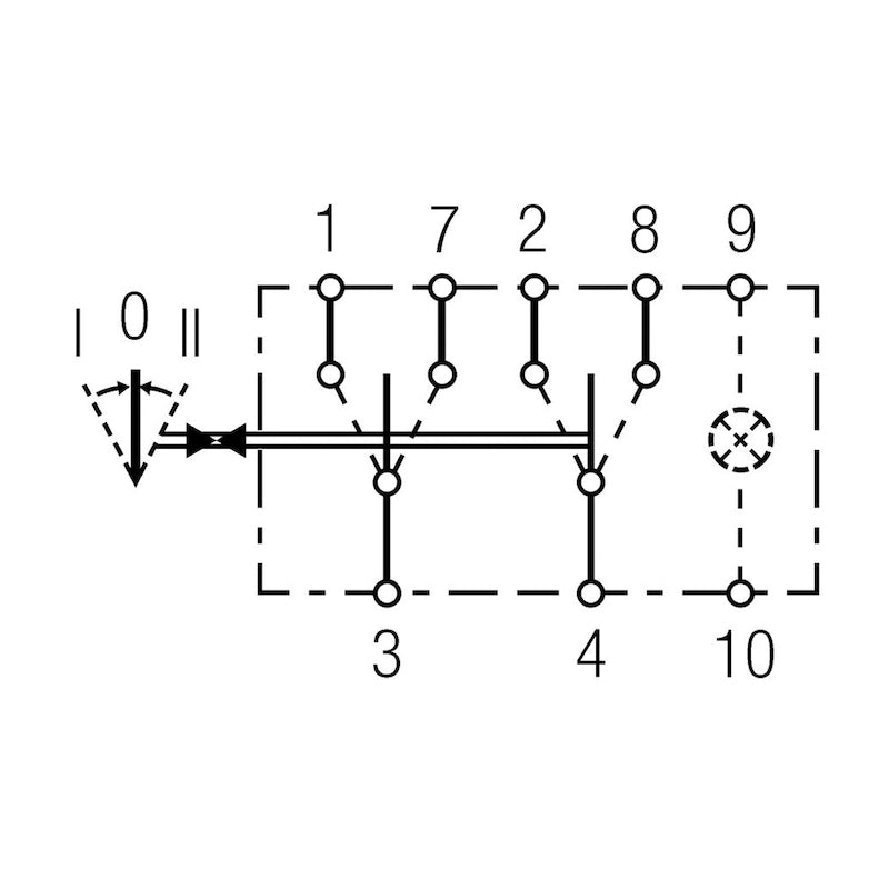 Hella Switch On/On/Off Momentary W Loc Light - 007832251