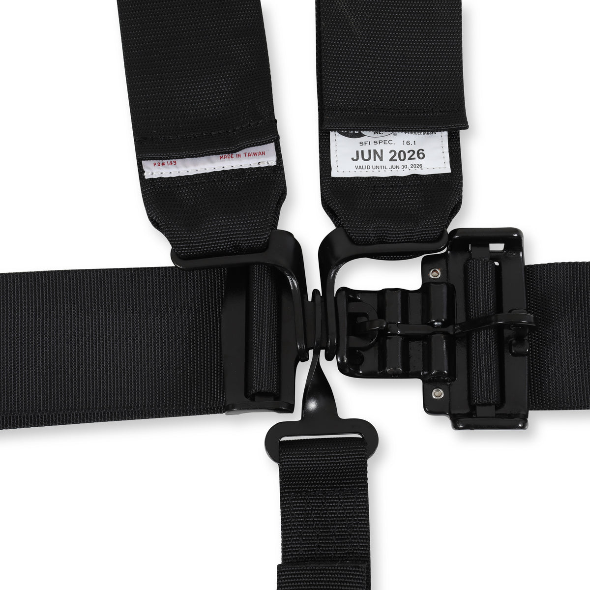 RaceQuip Black L & L 5pt Seat Belt