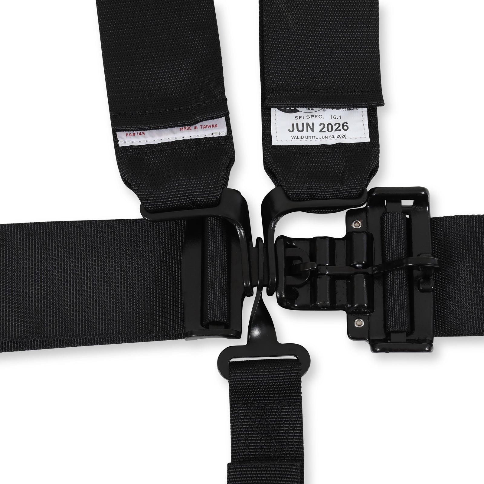 RaceQuip Black L & L 5pt Seat Belt