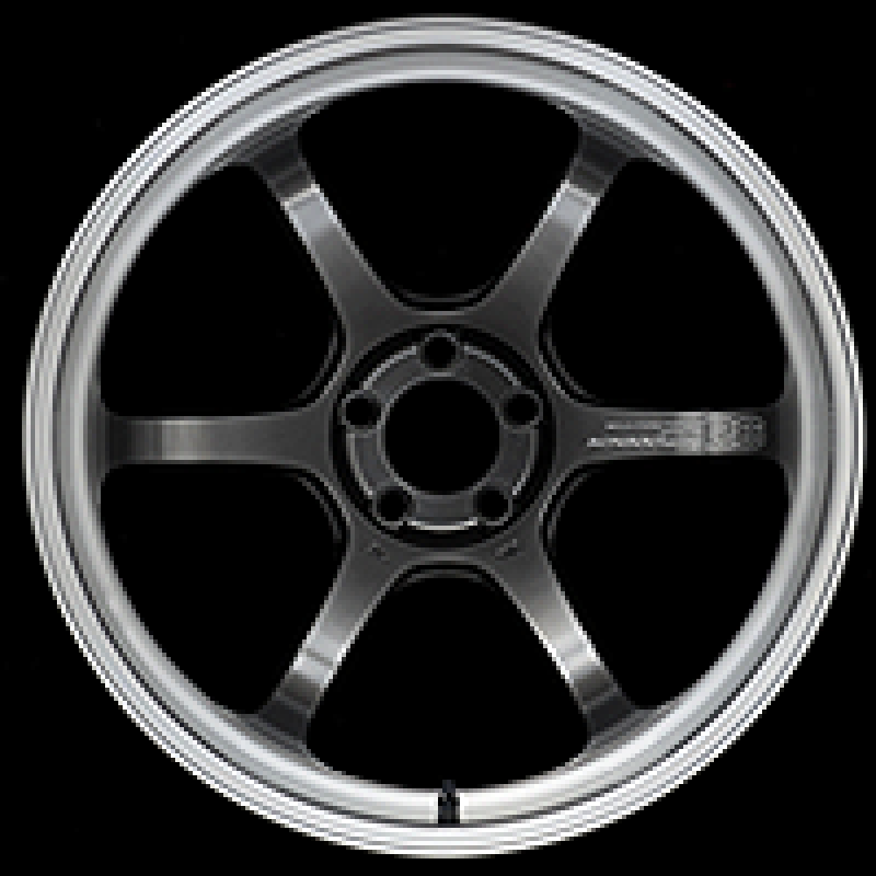 Advan R6 18x10.5 +32 5-112 Machining &amp; Racing Hyper Black Wheel - YA68L32MMHB