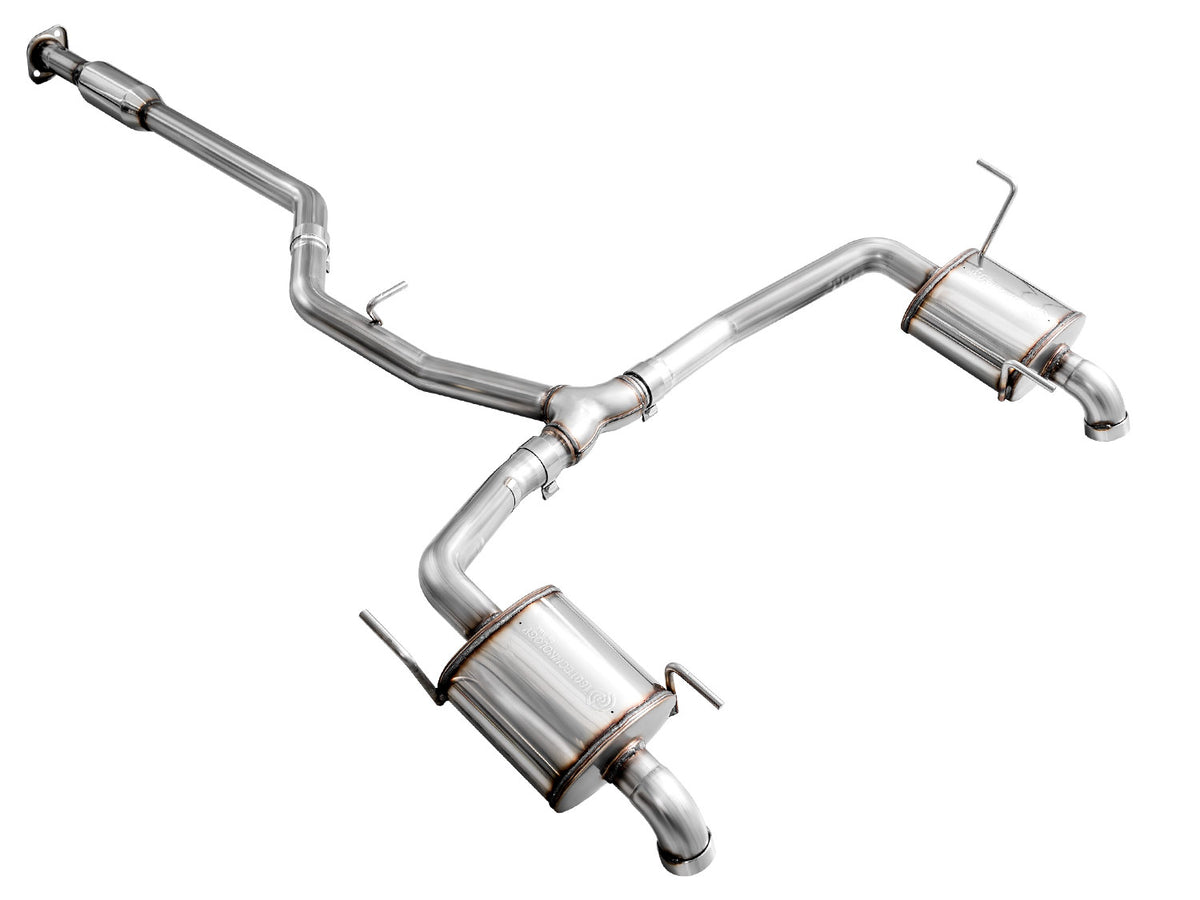 AWE 20-25 Subaru Outback (Wilderness & XT) 0FG Catback Exhaust w/Dual BashGuards - 3015-38246