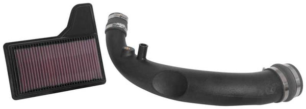 K&N 18-19 Ford Mustang L4-2.3L 57 Series FIPK Performance Intake Kit - 57-2606 for 2018-2021 Ford Mustang - front view