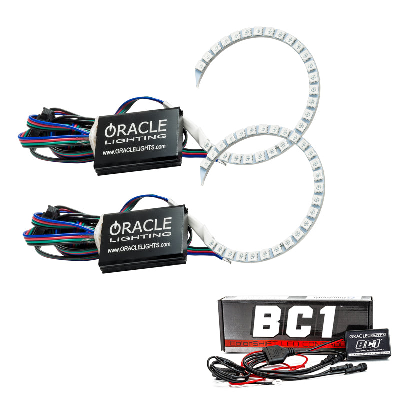 Oracle Dodge Charger 15-21 Projector Halo Kit - ColorSHIFT w/ BC1 Controller SEE WARRANTY - 3944-335