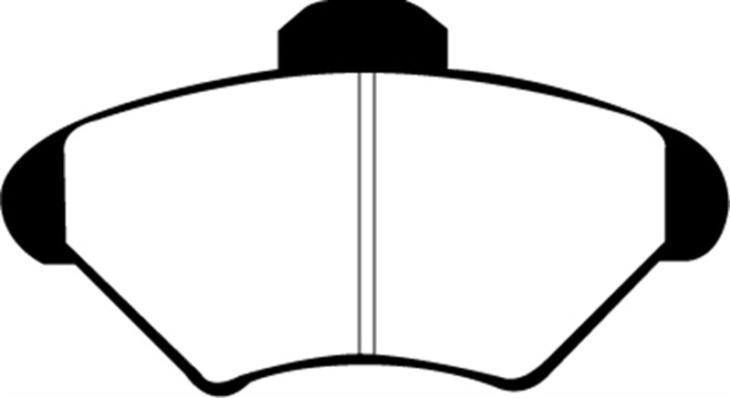 EBC 94-98 Ford Mustang 3.8 Yellowstuff Front Brake Pads - DP41143R