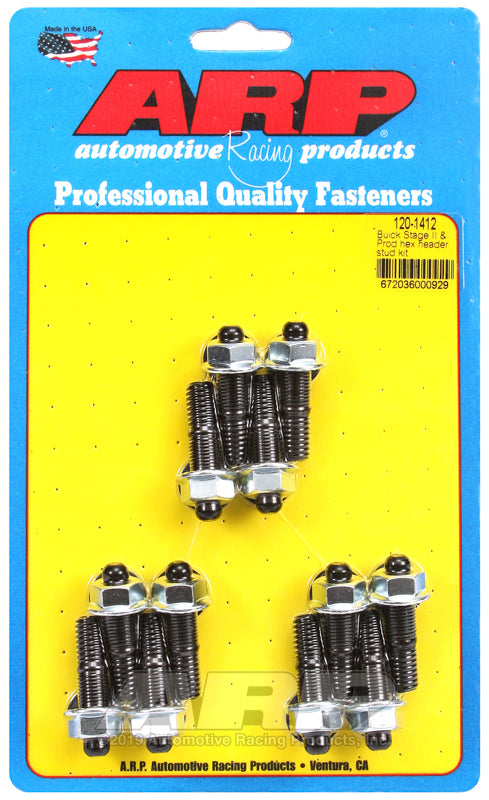 ARP Buick Stage II & Prod hex header stud kit - 120-1412 by ARP