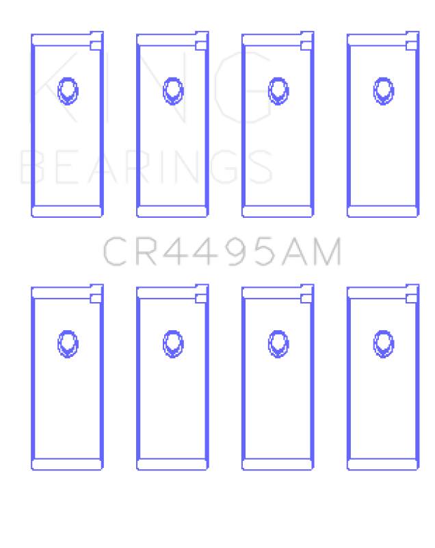 King Engine Bearings Mazda E3/E5/(Size +0.50mm) Connecting Rod Bearing Set - CR4495AM0.5