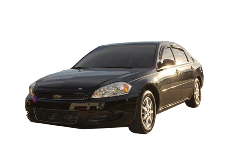 AVS 06-13 Chevy Impala Carflector Low Profile Hood Shield - Smoke - 20604