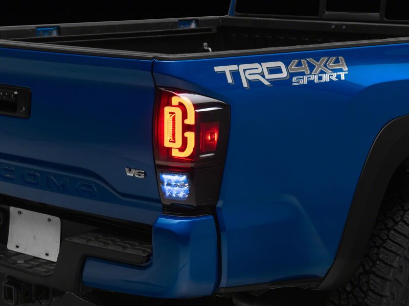 Raxiom 16-23 Toyota Tacoma XW Series Sequential LED Tail Lights- Black Housing/ Smoked Lens - TT30330 - additional view 8