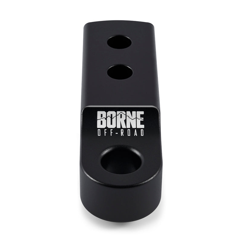 Borne Off-Road CNC Hitch Receiver Shackle 2in Black - BNHR-2-BK by Borne Off-Road - installed view