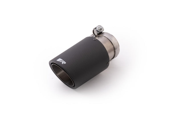 Remus Carbon 84mm Angled Titanium Internals w/Adjustable Clamp Tail Pipe (Single) - 0006 83CTSR by Remus