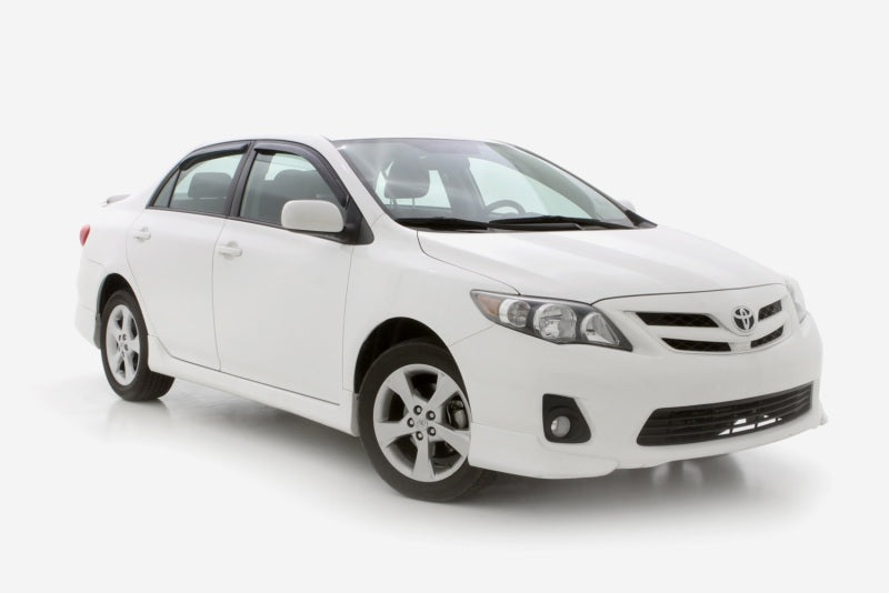 AVS 09-13 Toyota Corolla Ventvisor In-Channel Front &amp; Rear Window Deflectors 4pc - Smoke - 194073
