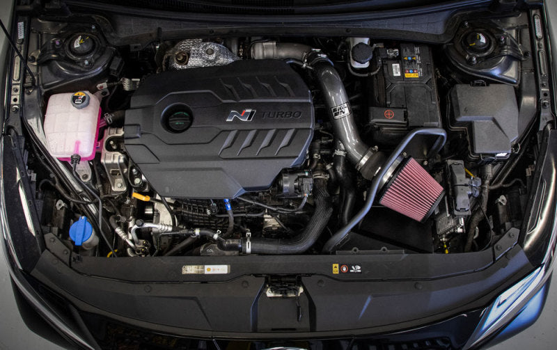 K&amp;N 2022 Hyundai Elantra N 2.0L L4 Silver Typhoon Intake - 69-5329TC
