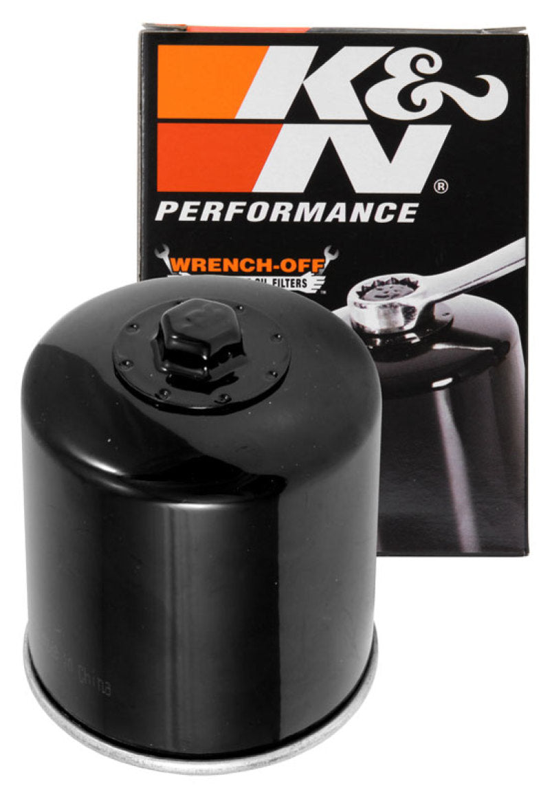 K&amp;N Oil Filter 08-17 Harley Davidson VRSCDX Night Rod Special 76 CI 3in OD x 3.844in Height - KN-174B