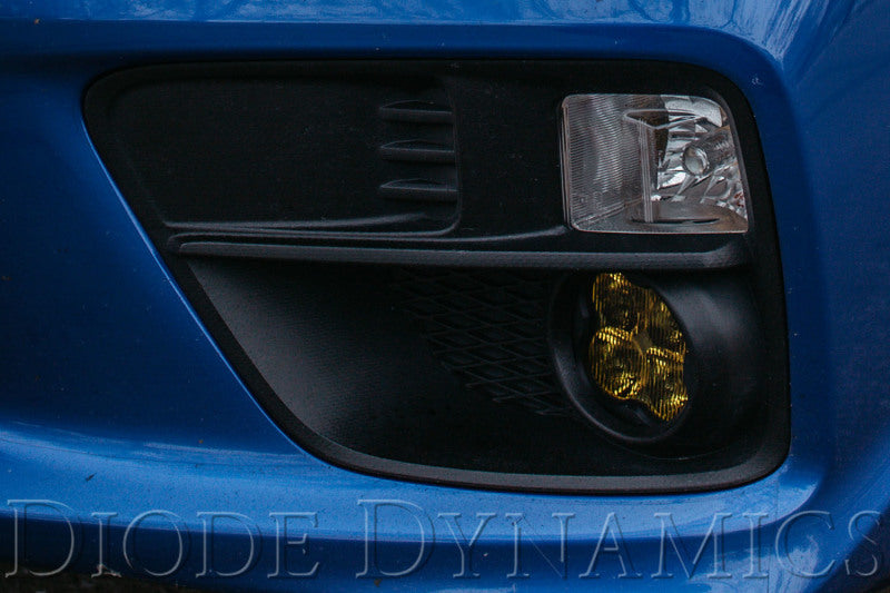 Diode Dynamics SS3 Sport Type A Kit ABL - Yellow SAE Fog - DD6981 for 2009-2021 Nissan Frontier - package contents