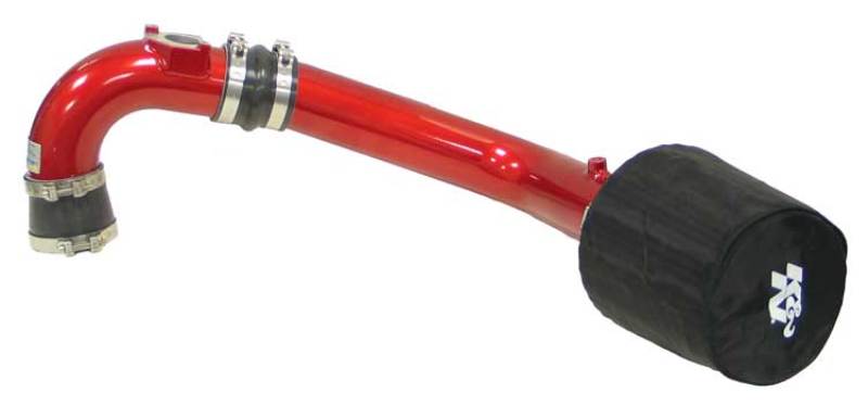 K&N 04 Mazda3 L4-2.3L Red Typhoon Short Ram Intake - 69-6010TR for 2004-2009 Mazda 3 - front view