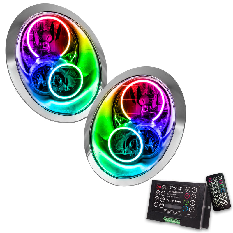 Oracle 05-08 Mini Cooper/S SMD HL - ColorSHIFT w/ 2.0 Controller SEE WARRANTY - 7103-333