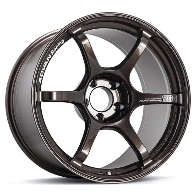 Advan RG-4 17X9.0 +35 5-114.3 Racing Copper Bronze Wheel - YA47I35ECB