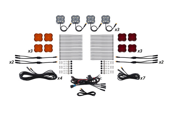 Diode Dynamics Single-Color Rock Light Installer Kit (12-pack) - DD7746 by Diode Dynamics - front view