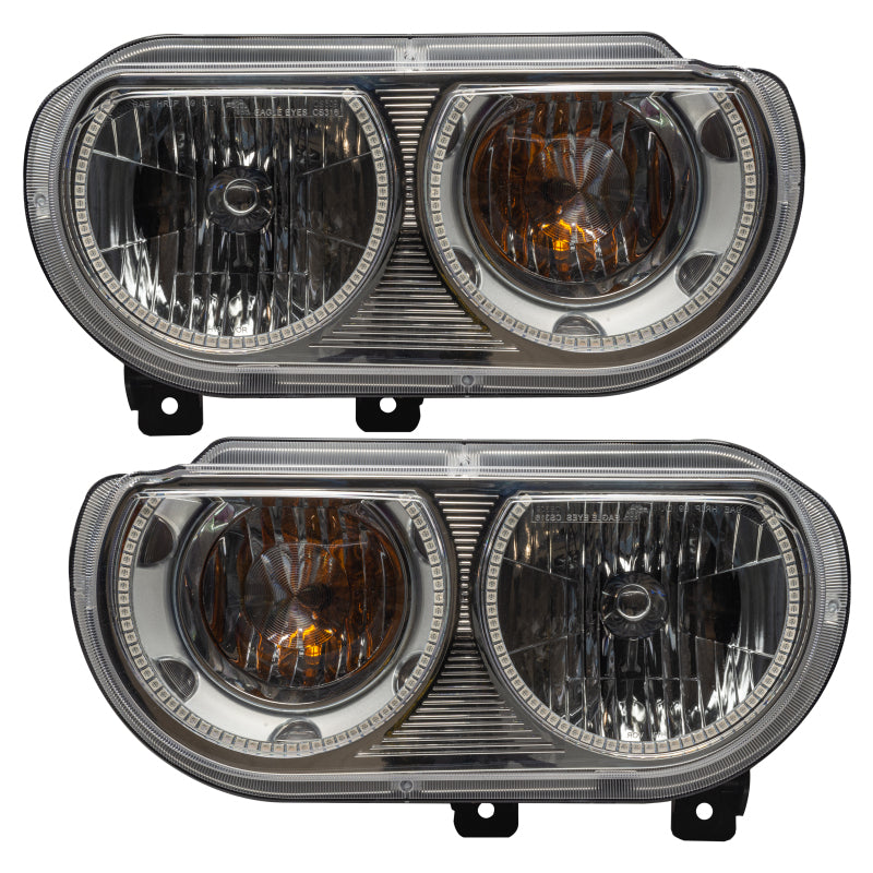 Oracle 08-14 Dodge Challenger SMD HL (Non-HID) - ColorSHIFT w/ Simple Controller SEE WARRANTY - 7720-504