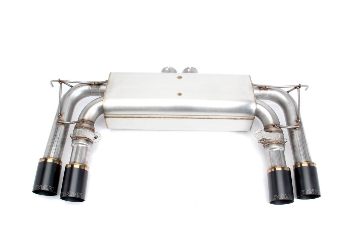Dinan - Free Flow Axle-Back Exhaust - 2015-2019 BMW X5M/X6M - D660-0054A-BLK