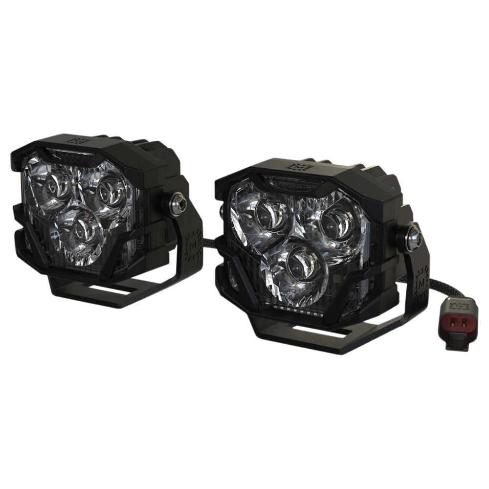 Morimoto - 4Banger NCS LED Pods (Spot / White)(Set) - BAF001