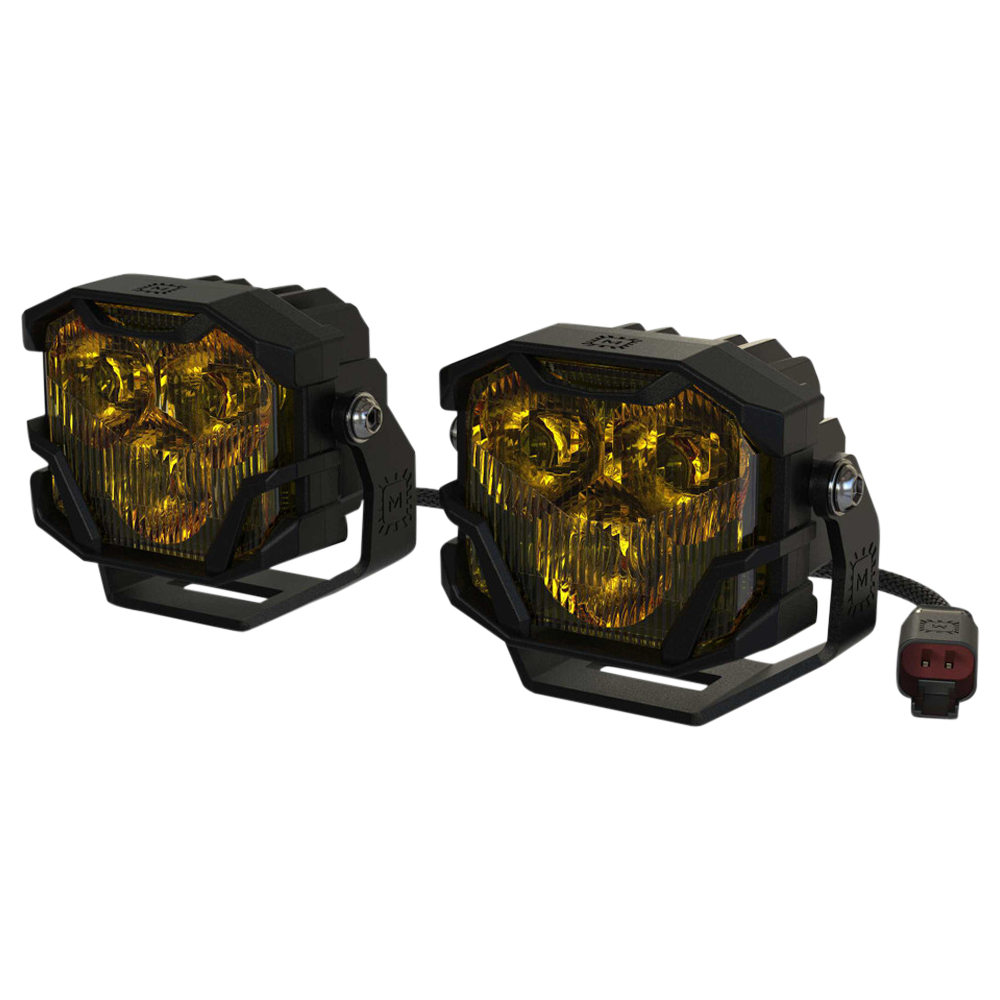 Morimoto - 4Banger HXB LED Pods (Combo / Yellow)(Set) - BAF010