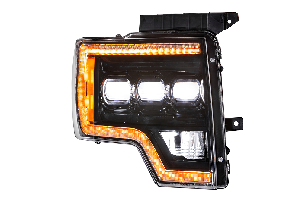Morimoto - XB LED Headlights: Ford F150 (09-14) (Pair / ASM Amber DRL) - LF506-A-ASM