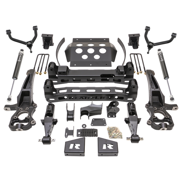 ReadyLift - 8" Lift Kit W. Falcon Monotube Shocks - 44-39800