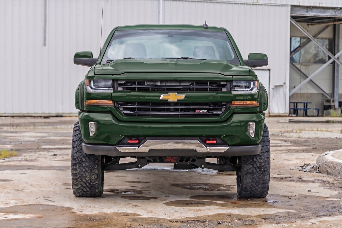 Fender Flares G7J - Pocket Fender Flares - 6'7" & 8' Bed - Chevy Silve