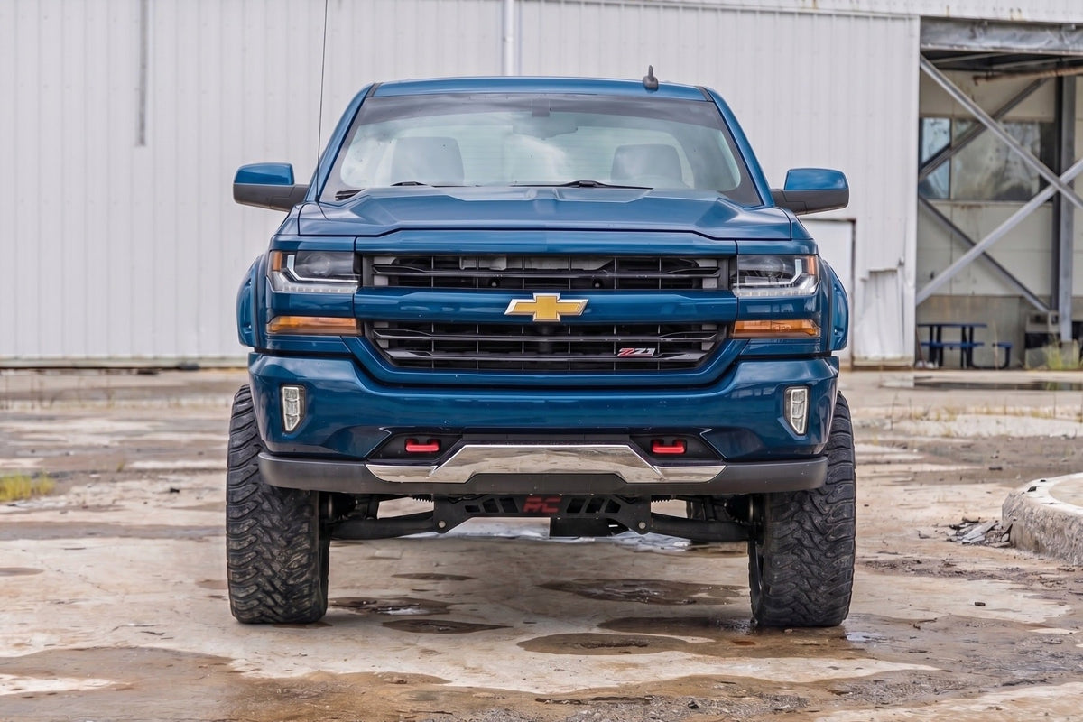 Fender Flares G1K - Pocket Fender Flares - 6'7" & 8' Bed - Chevy Silve
