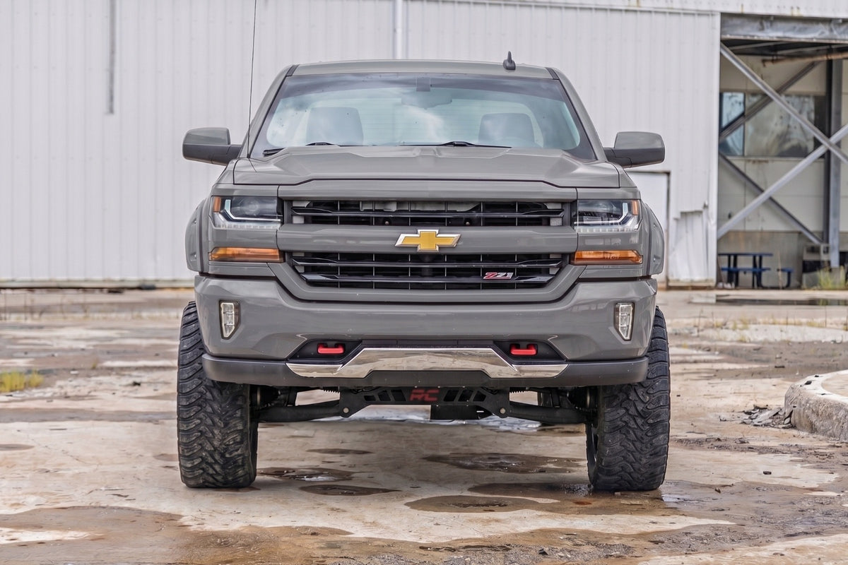 Fender Flares G1C - Pocket Fender Flares - 6'7" & 8' Bed - Chevy Silve
