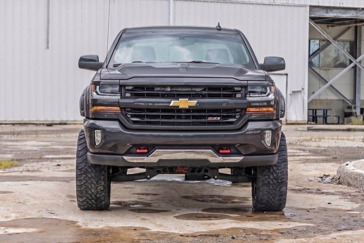 Fender Flares GJI - Pocket Fender Flares - 6'7" & 8' Bed - Chevy Silve