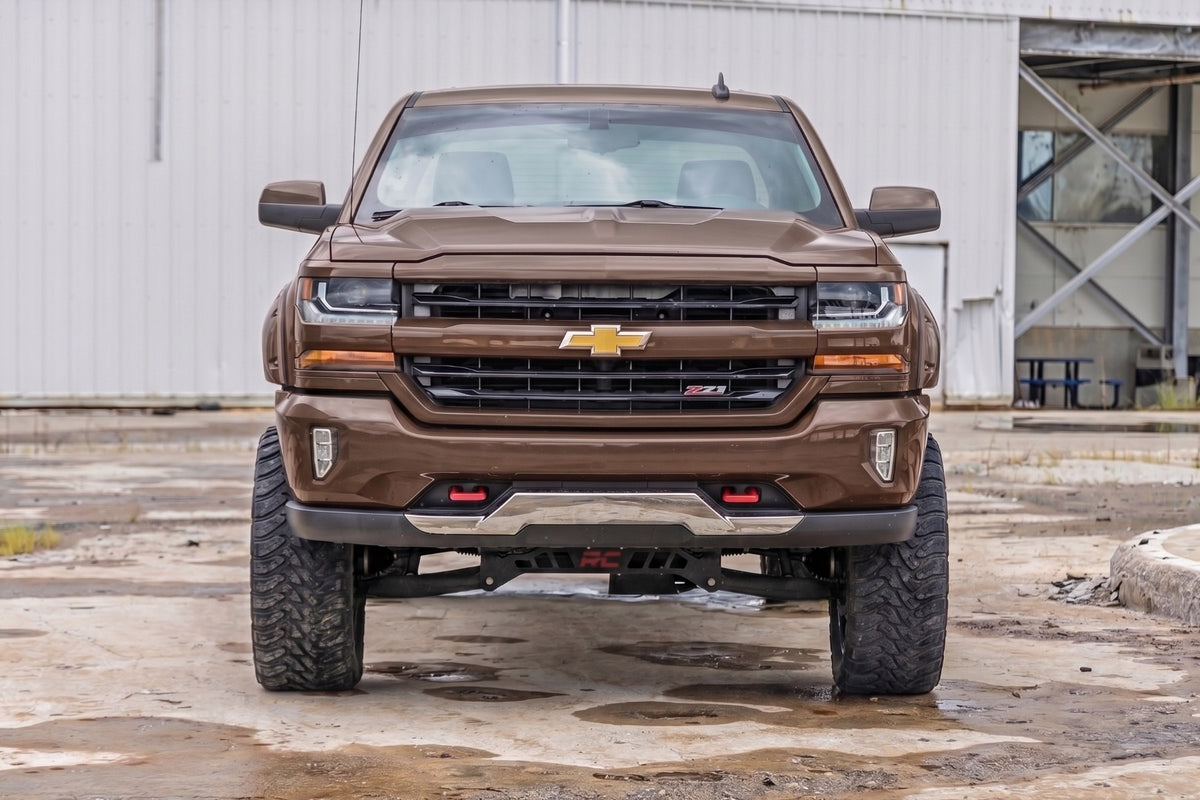 Fender Flares GXG - Pocket Fender Flares - 6'7" & 8' Bed - Chevy Silve