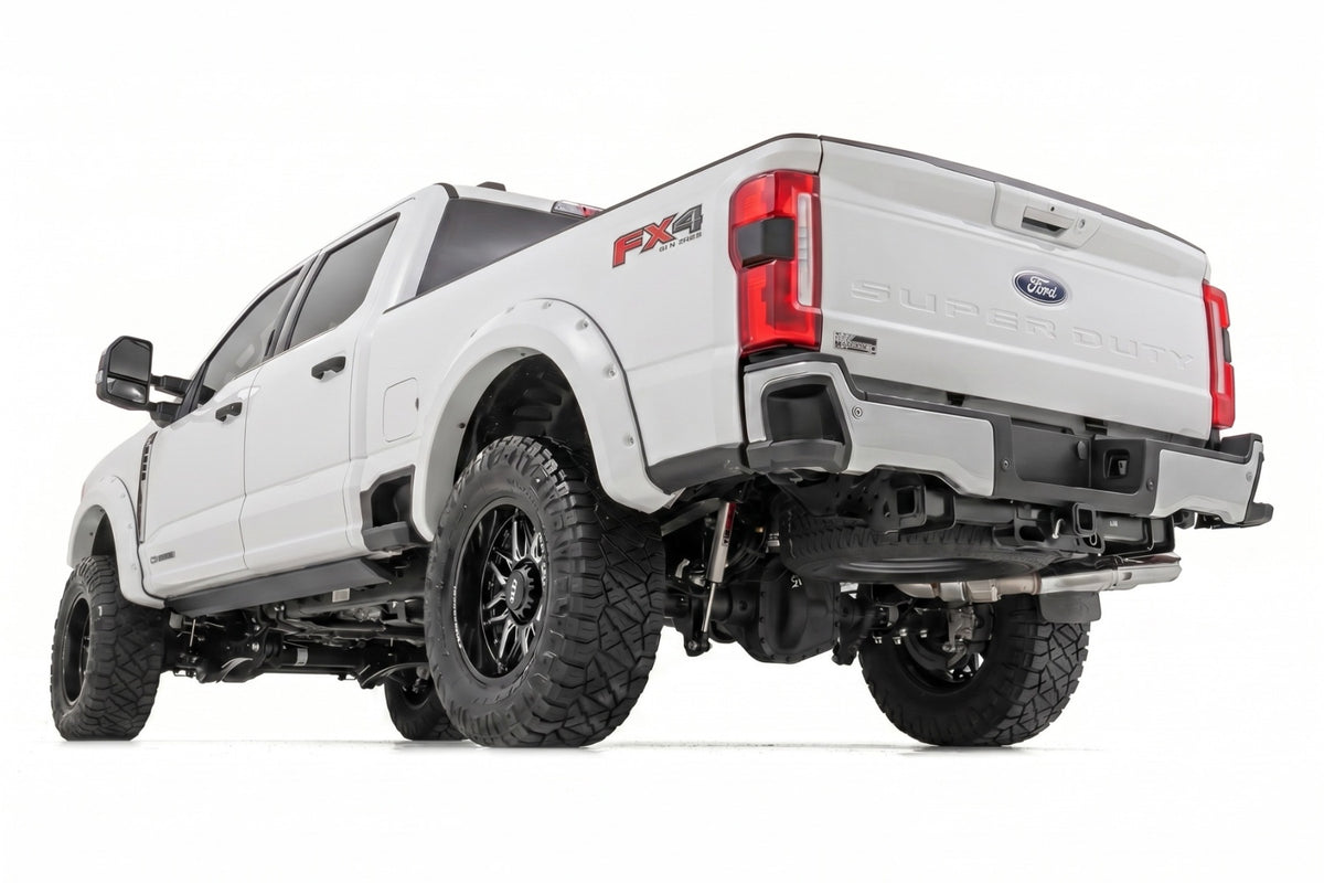 Rough Country - Pocket Fender Flares - Z1 Oxford White - Ford F-250/F-350 Super Duty (23-26) - F-F20231-Z1